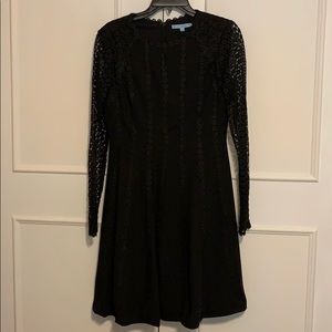 Antonio Melani sz 4 black long sleeve lace dress